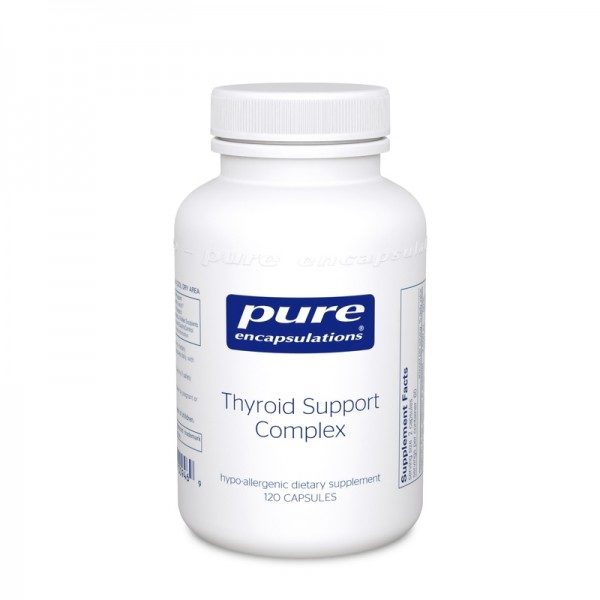 Bottle of Pure Encapsulations Thyroid Support Complex